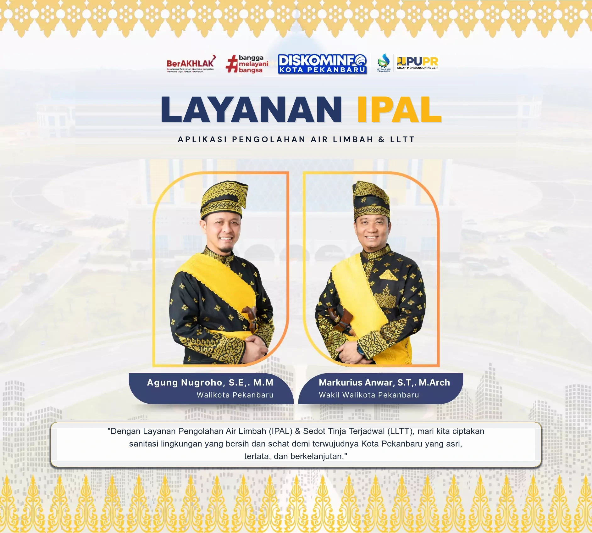 Infografis Layanan IPAL Pekanbaru